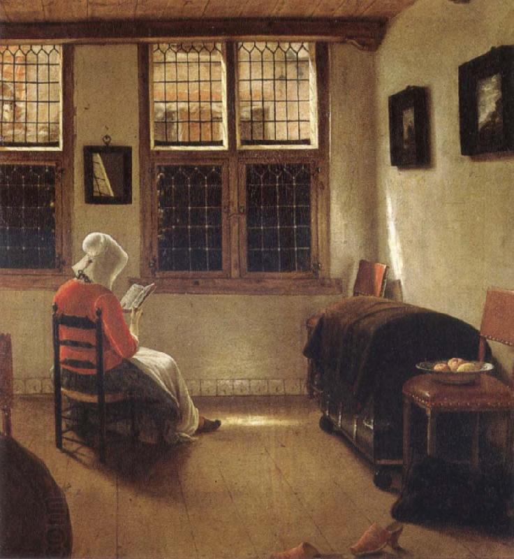 Pieter Janssens Elinga Woman Reading oil painting picture
